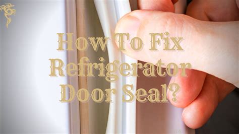 testing a door seal on a fridge|fridge door seal problems.